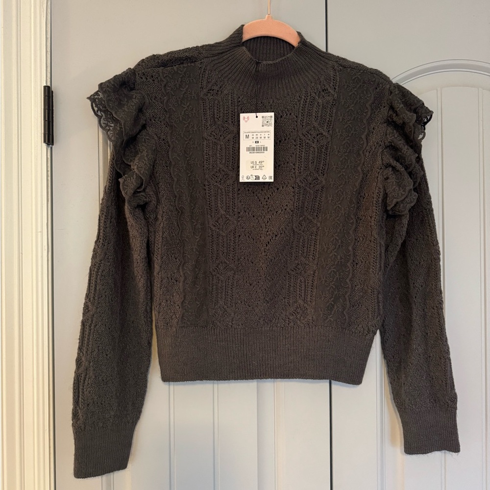 Zara Romantic Knit Sweater